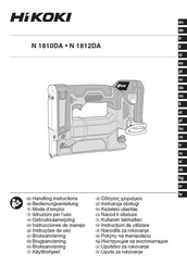 HIKOKI N 1812DA Instrucciones De Manejo