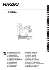 HIKOKI N 1804DA Instrucciones De Manejo