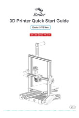 Creality 3D Ender-3 V2 Neo Guia De Inicio Rapido