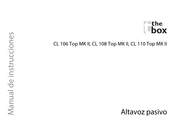 thomann the box CL 106 TOP Manual De Instrucciones
