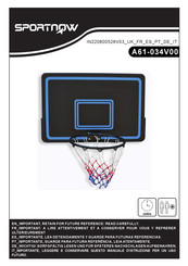 SPORTNOW A61-034V00 Manual De Instrucciones