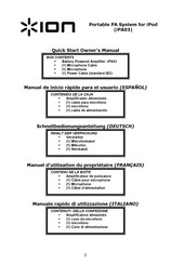 ION iPA03 Manual De Inicio Rápido Para El Usuario