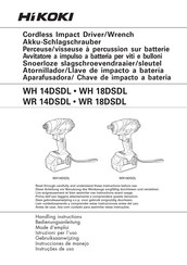 HIKOKI WH 14DSDL Instrucciones De Manejo