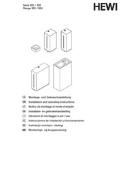 Hewi 950.05.400 Instrucciones De Instalación Y Funcionamiento