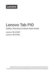 Lenovo TB-X705F Manual De Instrucciones