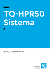 TQ HPR50 Manual De Servicio