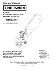 Craftsman INCREDI-PULL 316.292711 Manual De Instrucciones