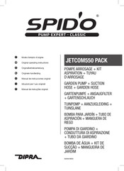 DIPRA SPIDO JETCOM550 Manual De Instrucciones Original