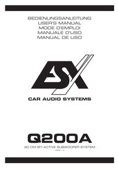 ESX Q200A Manual De Uso