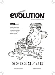 Evolution F255 SMS Instrucciones Originales