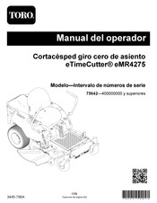 Toro eTimeCutter eMR4275 Manual Del Operador