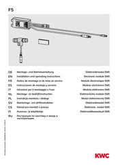 KWC ACEX1002 Instrucciones De Montaje Y Servicio