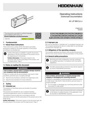 HEIDENHAIN LIP 608 Dplus Manual De Instrucciones