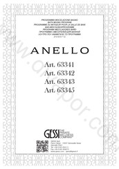 Gessi Anello 63343 Instrucciones De Montaje