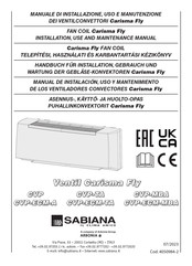 Arbonia Sabiana Carisma Fly CVP-ECM-MBA Manual De Instalación, Uso Y Mantenimiento