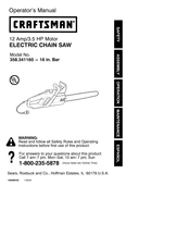 Sears CRAFTSMAN 358.341160 Manual Del Operador