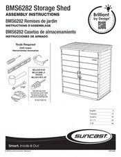 Suncast BMS6282 Instrucciones De Armado