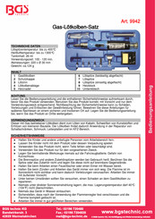 BGS technic 9942 Manual De Instrucciones