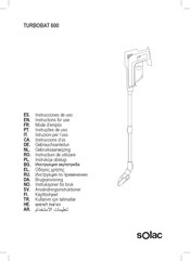 SOLAC TURBOBAT 600 Instrucciones De Uso