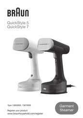 Braun QuickStyle 7 GS 7077 BK Manual Del Usuario