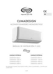 Argo CLIMADESIGN 24000 UE Manual De Instalacion Y Uso