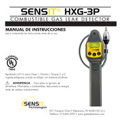 Sensit HXG-3P Manual De Instrucciones