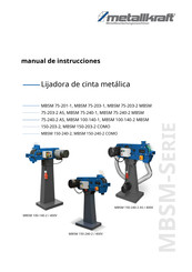 Metallkraft MBSM 100-140-1 Manual De Instrucciones