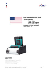 ACD GRUPPE Voxter Elite Battery+ Instrucciones Breves