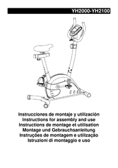 BH FITNESS YH2100 Instrucciones De Montaje Y Utilización