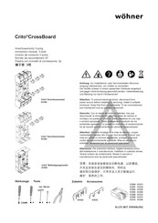 Wöhner Crito CrossBoard 01605 Manual Del Usuario