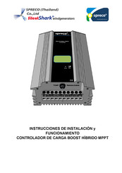 Spreco SilentShark BOOST HIBRIDO MPPT Instrucciones De Instalación Y Funcionamiento