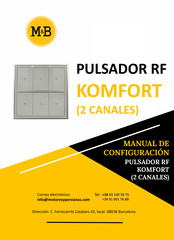 Motor & Blinds KOMFORT Manual De Configuración