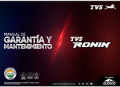 Auteco TVS RONIN Manual De Garantía Y Mantenimiento