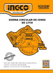 Ingco CSLI1851 Serie Manual De Producto