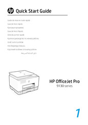 HP OfficeJet Pro 9130 Serie Guia De Inicio Rapido