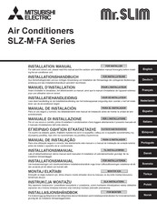 Mitsubishi Electric Mr.SLIM SLZ-M FA Serie Manual De Instalación