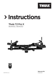 Thule T2 Pro X Instrucciones