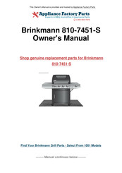 Brinkmann ProSeries 810-7451-S Manual Del Propietário