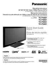 Panasonic TC-P50S1 Manual De Instrucciones