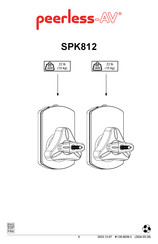 peerless-AV SPK812 Instrucciones De Montaje