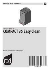 MCZ red COMPACT 35 Easy Clean Manual De Instalacion Y Uso