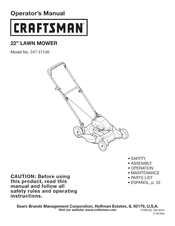 Sears CRAFTSMAN 247.37136 Manual Del Operador