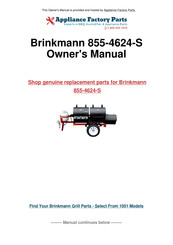 Brinkmann ROADMASTER 855-4624-S Manual Del Propietário