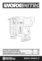 Worx Nitro WX841L Serie Manual Del Usuario