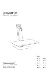 Humanscale QuickStand Eco Instrucciones De Montaje