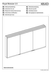 KEUCO Royal Modular 2.0 800301151G0XX00 Manual De Instrucciones De Uso