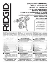 RIDGID R6791 Manual Del Operador