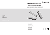 Bosch PowerTube 400 BBP282 Instrucciones De Servicio Originales