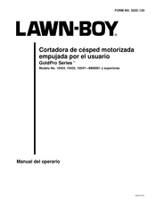 Lawn-Boy 10425 Manual Del Operario