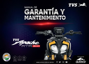 Auteco TVS Apache RTR 310 Manual De Garantía Y Mantenimiento